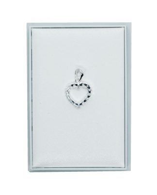 Silver Pendant Heart CZ