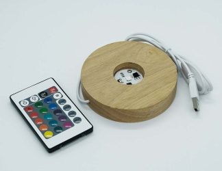 Light LED Wooden Base Colour