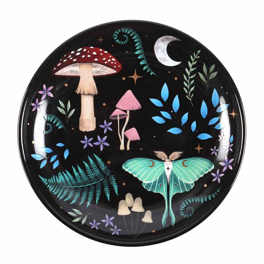 Trinket Dish Round Dark Forest
