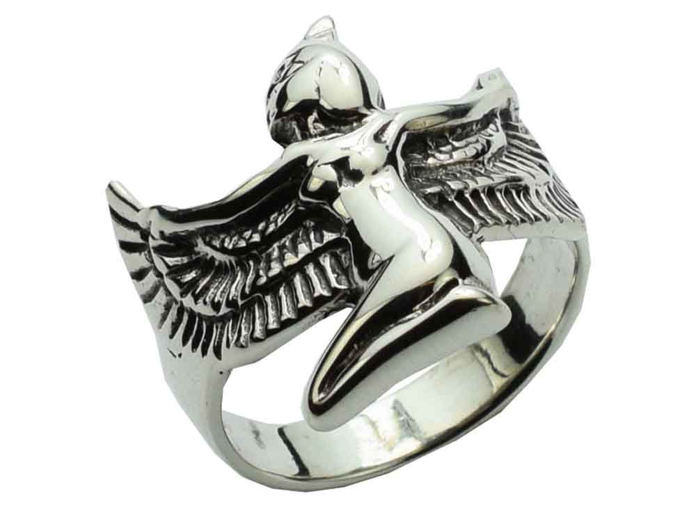 Silver Ring Egyptian Isis