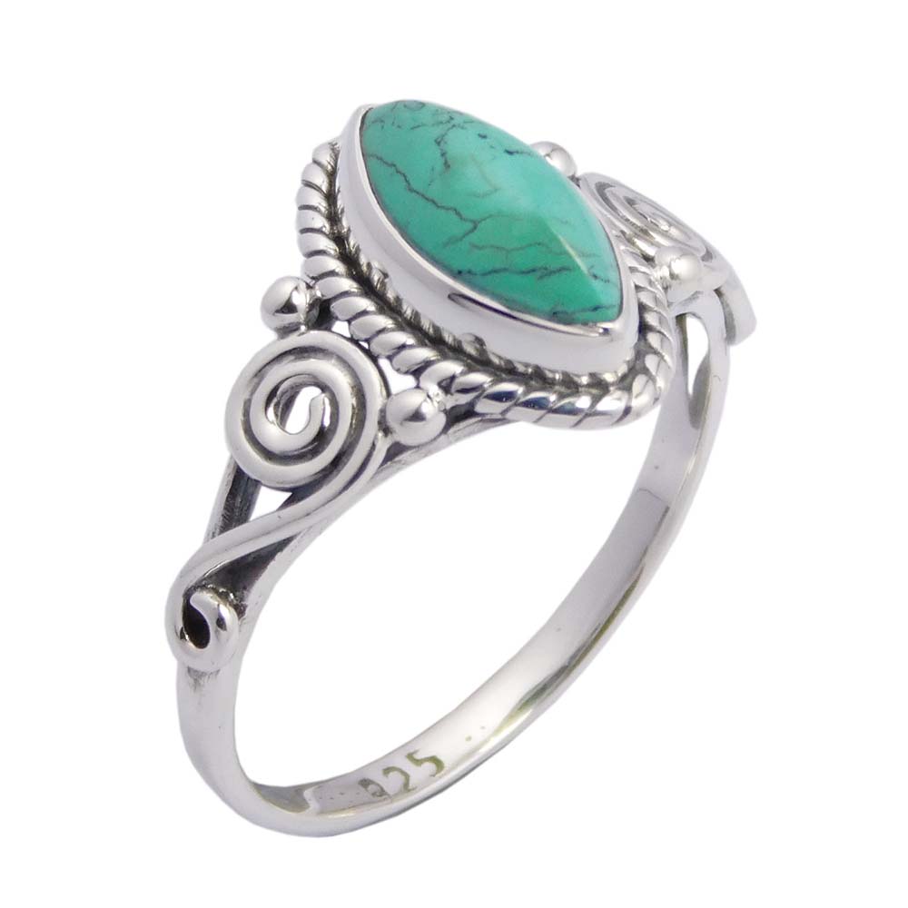Silver Ring Turquoise Stone