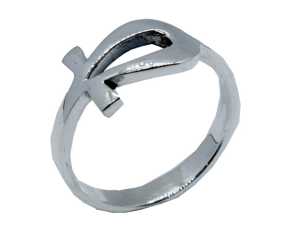 Silver Ring Ankh