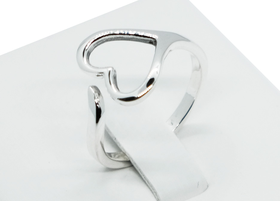 Silver Ring Heart