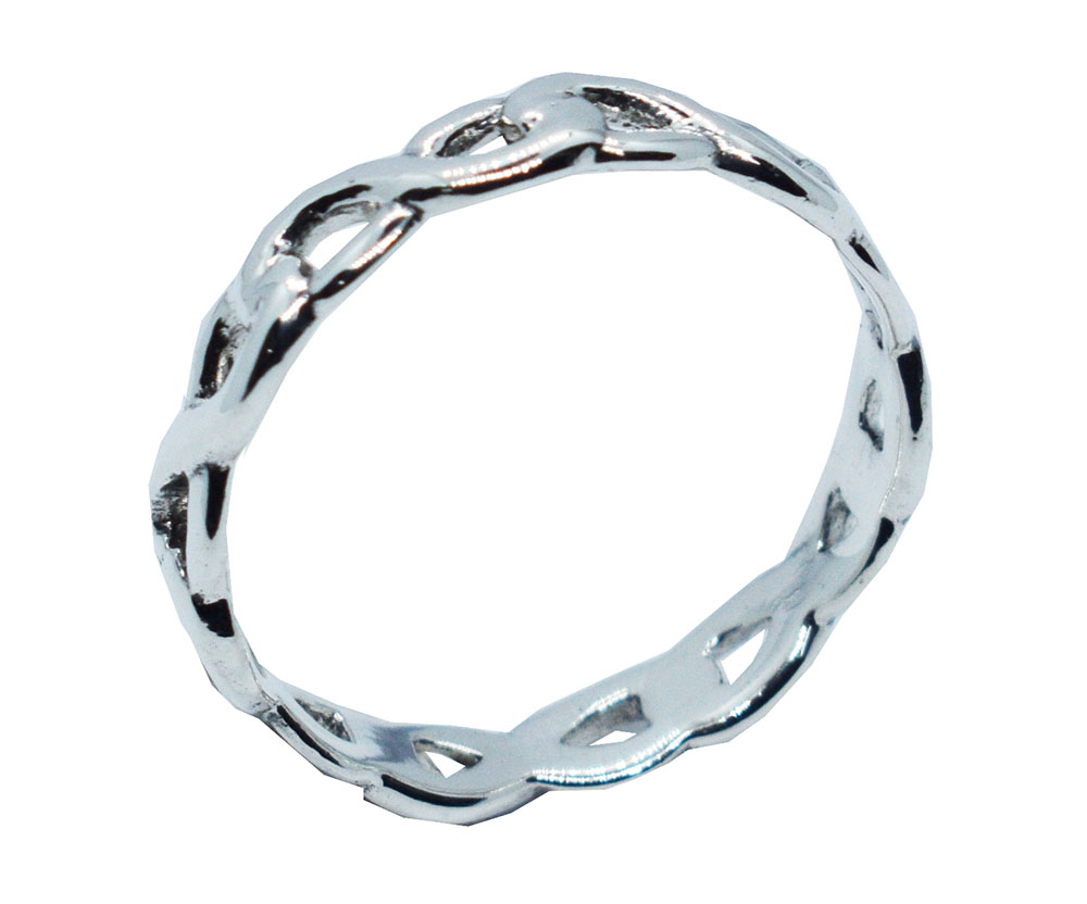 Silver Ring Eternity Plain