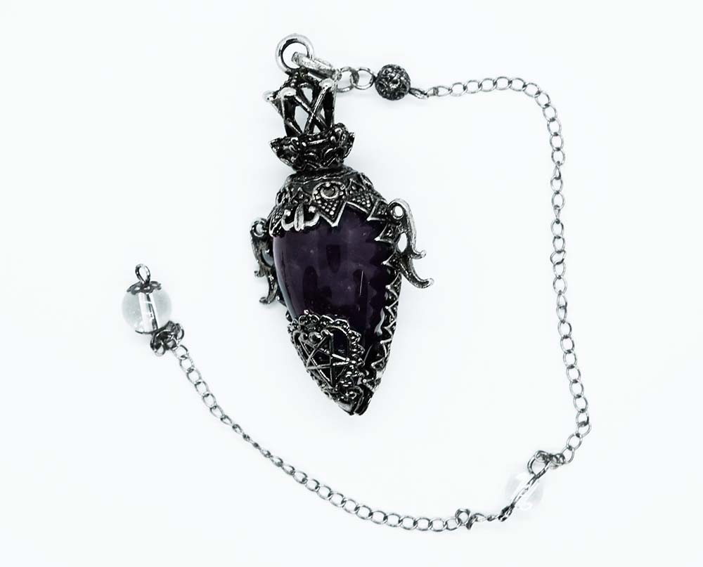 Pendulum Pentagram Vase Amethyst