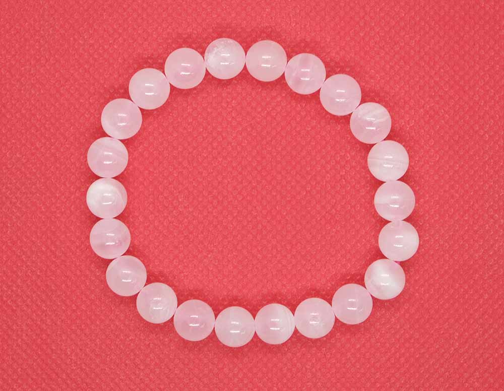 Bracelet 8mm Bead Mangano Calcite