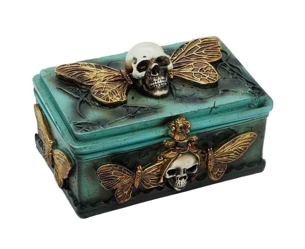 Box Skull Butterfly 14×10.5×8