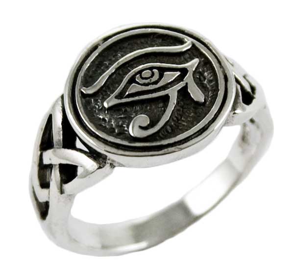 Silver Ring Egyptian Eye