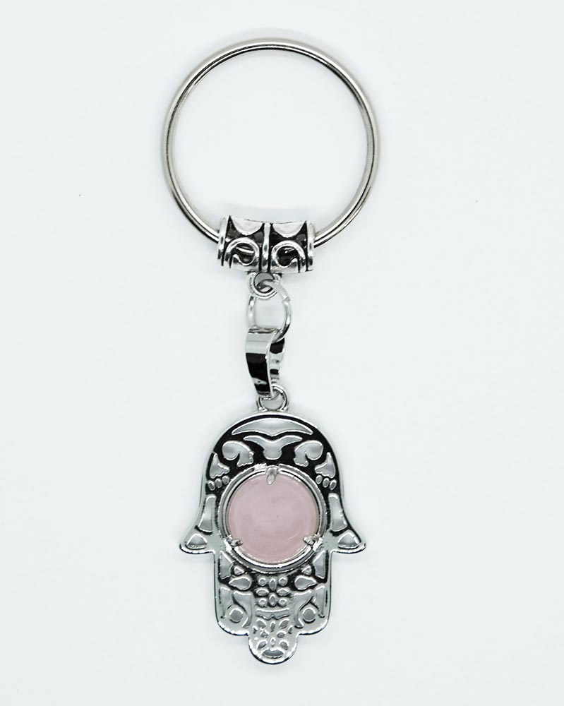 Keyring Fatima Hand Rose Qz