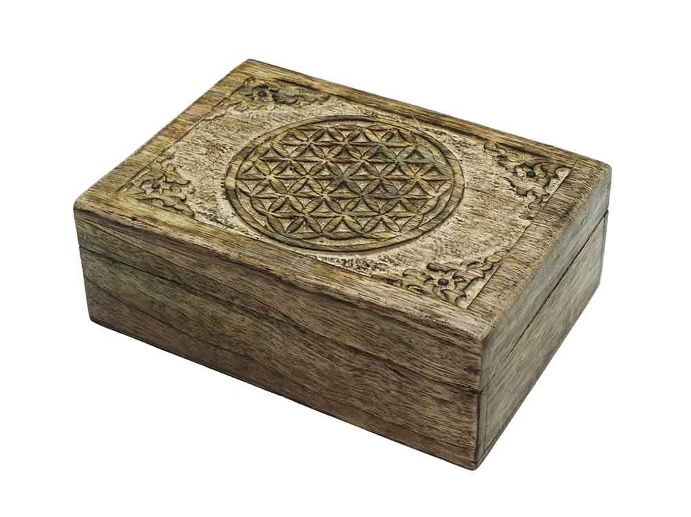 Box Rectangle Flower of Life 7X5″