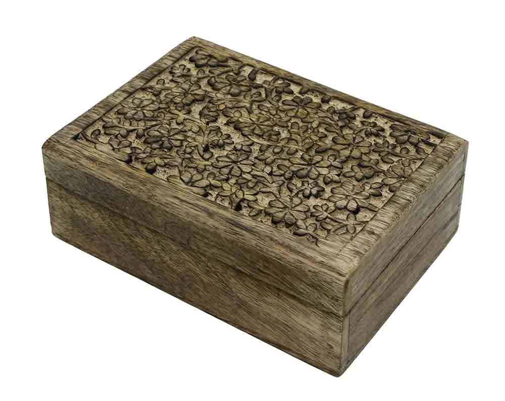 Box Rectangle Flowers 7X5″