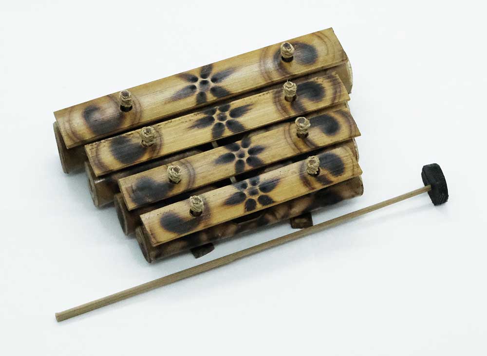 Musical Bamboo 4 Line Wooden