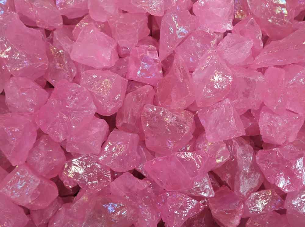 Rough Crystal Aura Pink 4-5cm
