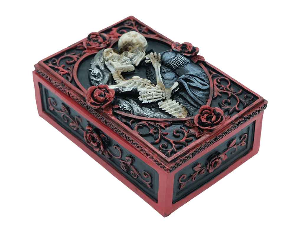 Box Trinket Skeleton Lovers