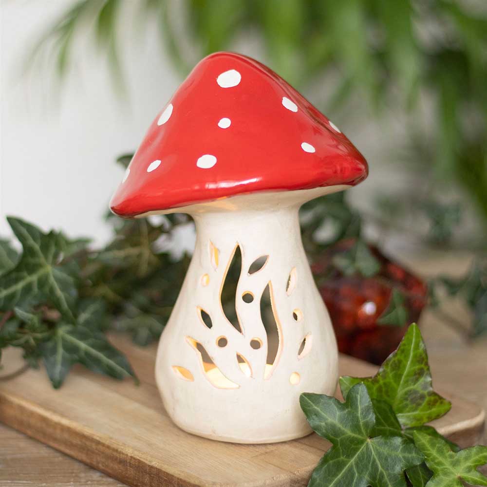 T-light Holder Mushroom 14cm