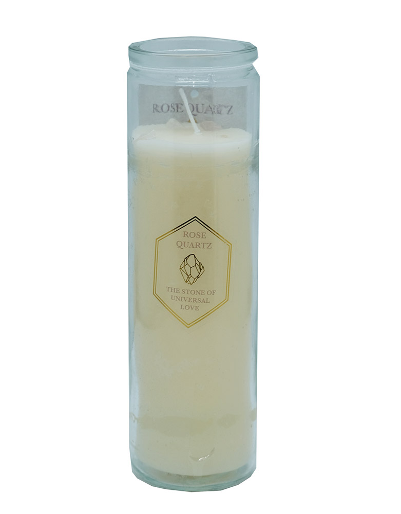 Candle Tube Rose Quartz