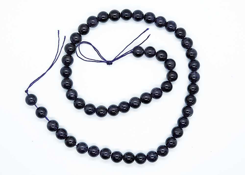 String Bead 8mm Amethyst