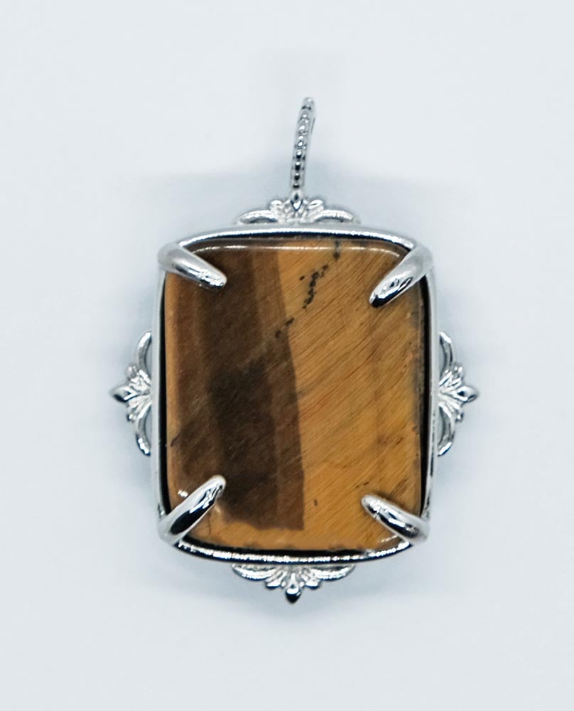 Pendant Oval Tigers eye