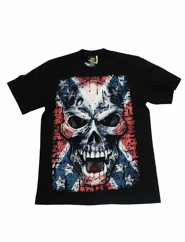 T-Shirt Skull Glow In The Dark (Choose Size)
