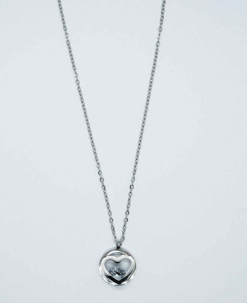 Necklace Stainless Steel Heart
