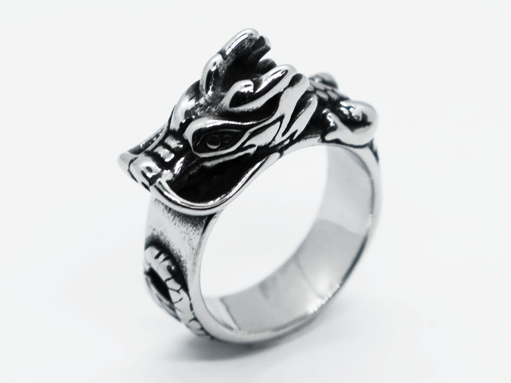 Ring Stainless Steel Dragon