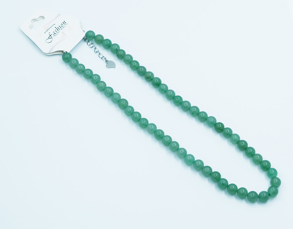 Necklace 8mm Bead Aventurine