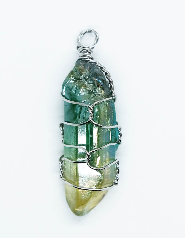 Pendant Crystal Colour Wired