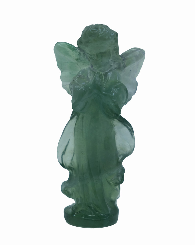 Angel Carved Fluorite 10cm
