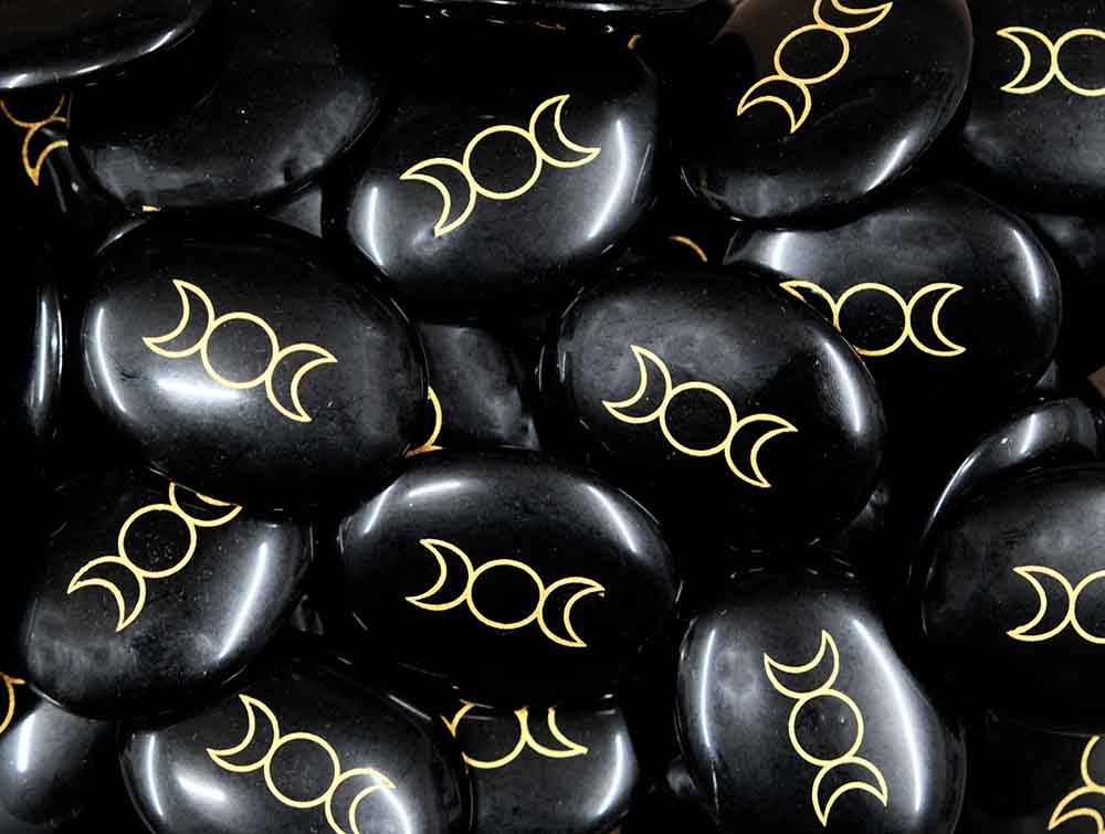Palmstone 3 Moon Obsidian 3.3X4.3cm