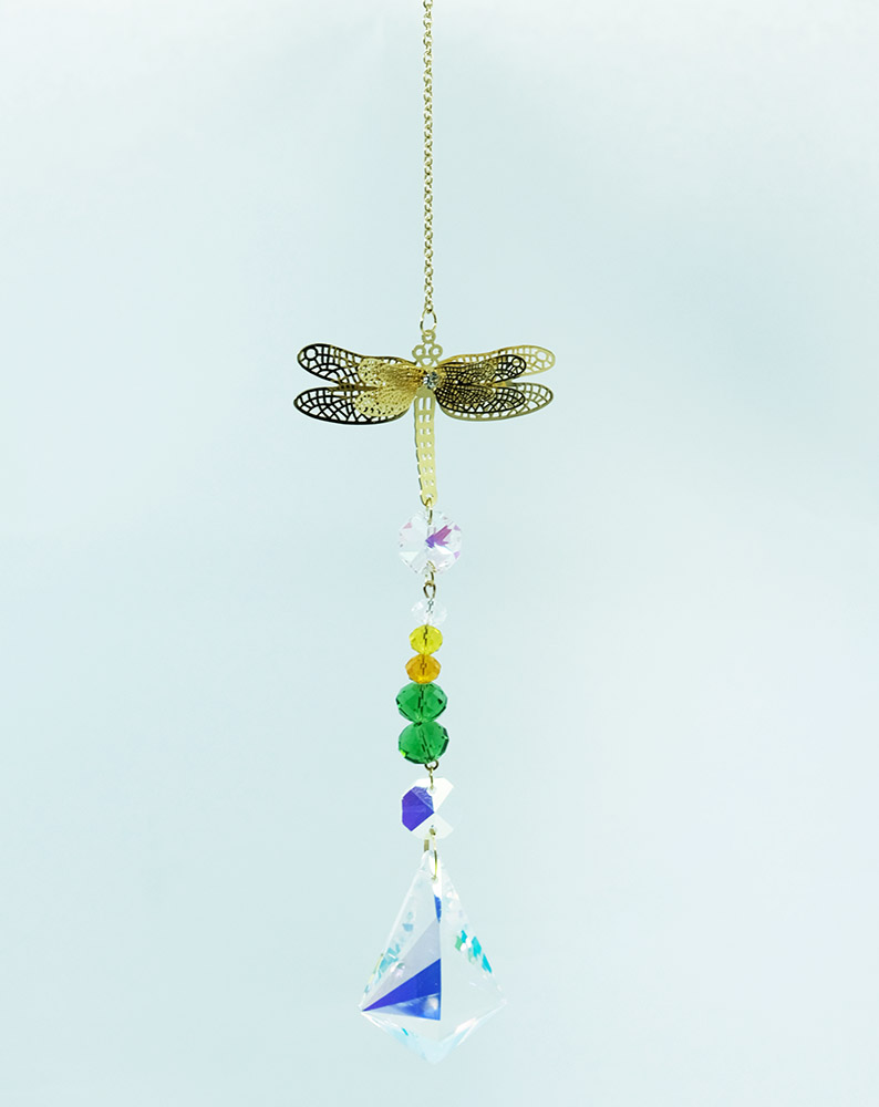 Suncatcher Dragonfly Golden