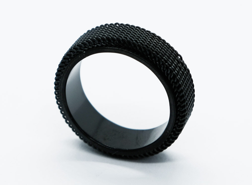 Ring Anxiety Black 8mm