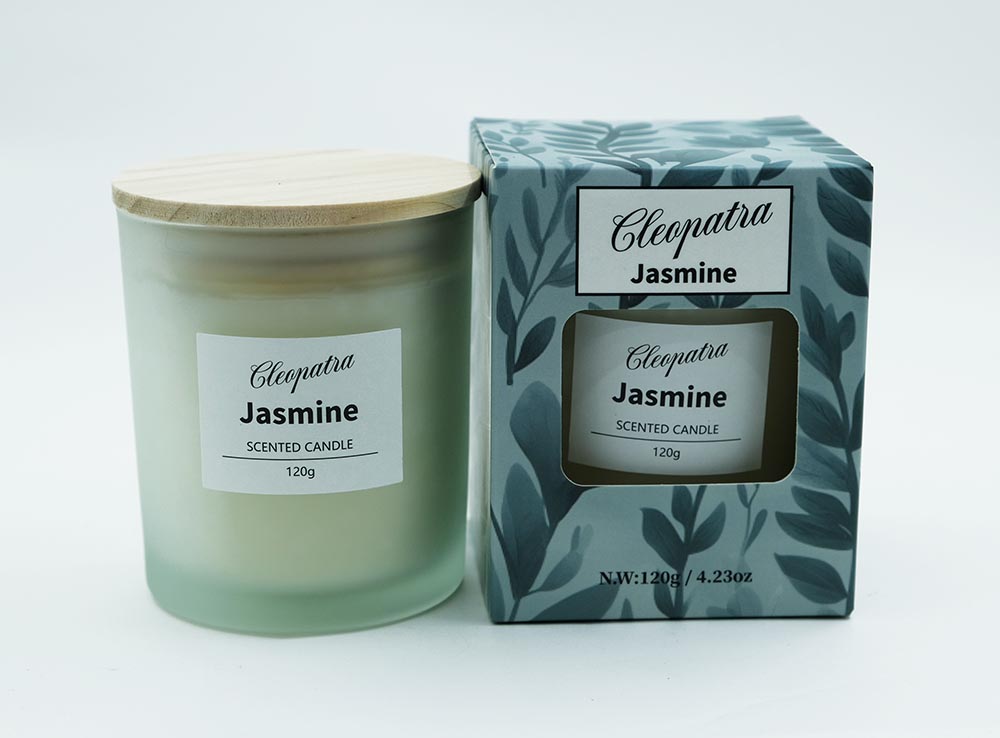 Candle W/Crystal Jasmine 120g