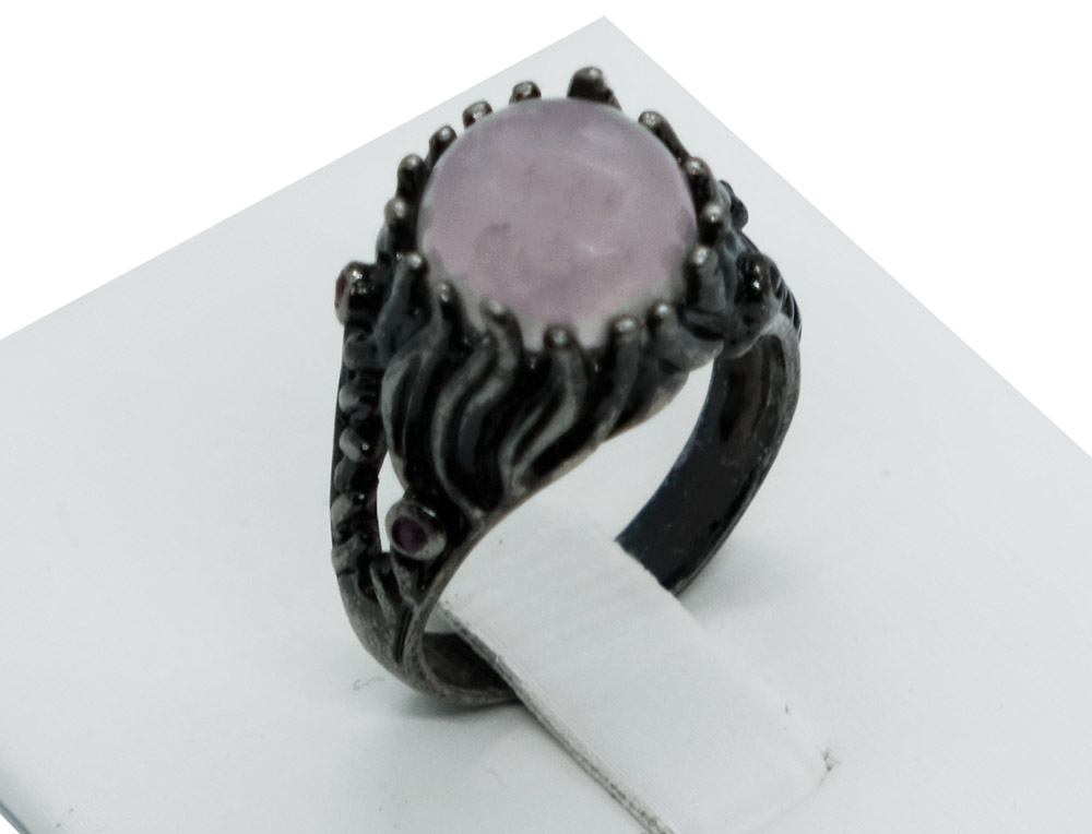 Ring Round Rose Quartz