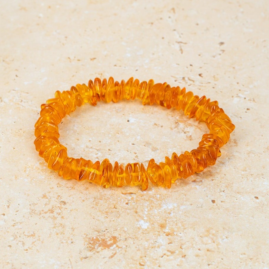 Bracelet Chip Amber Honey