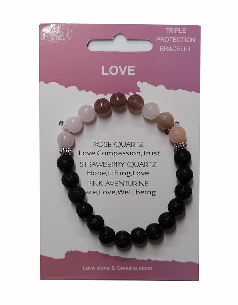 Bracelet Lava (Choose Stone)