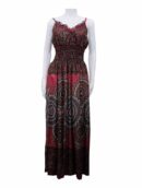 Dress Long Elasticated Back