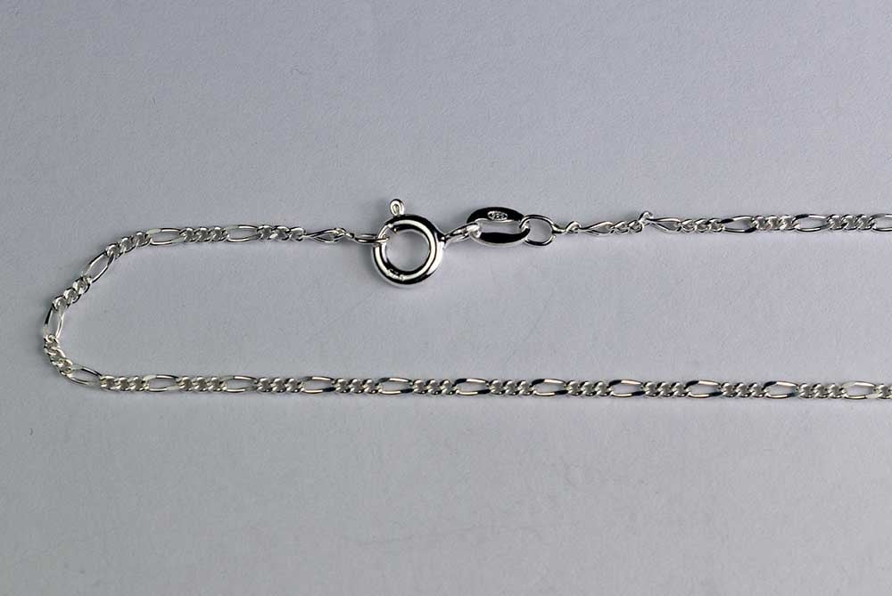 Silver Chain Figaro (Various Sizes)