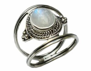Silver Ring Rainbow Cab
