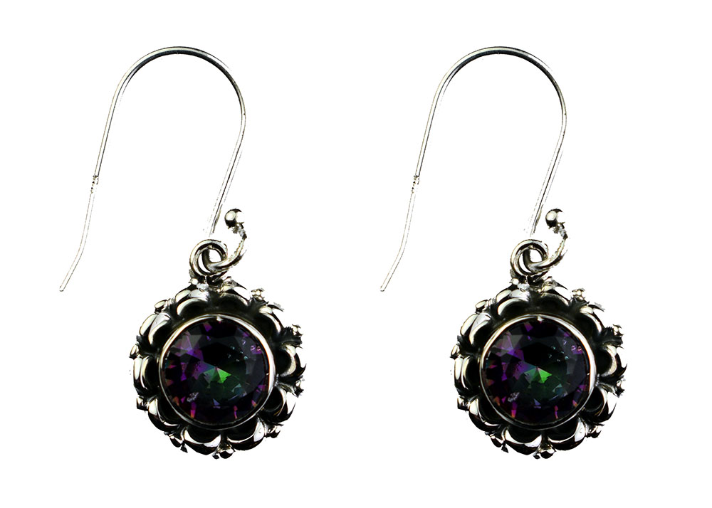 Silver Earring Circle Mystic