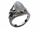 Silver Ring With a Large Stone