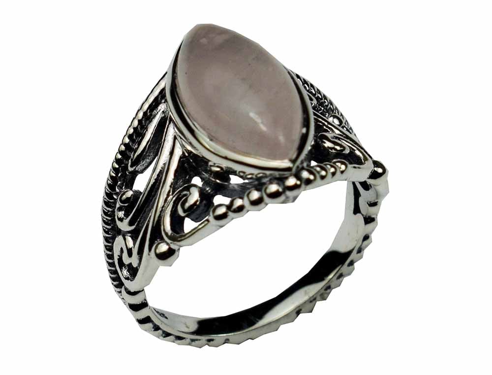 Silver Ring With a Large Stone