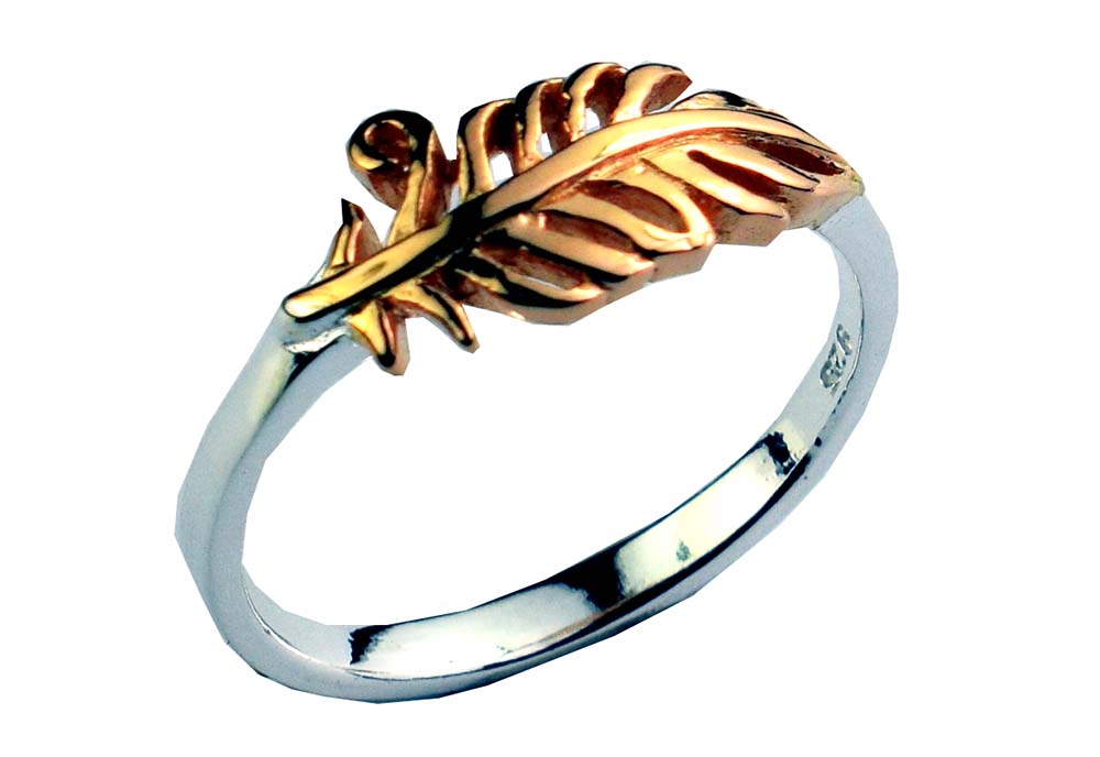Silver and Rose Gold Ring