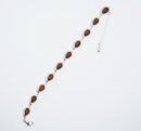 Silver Amber Bracelet Teardrop