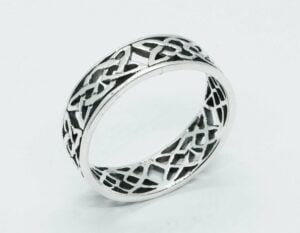 Silver Ring Celtic Band 7mm