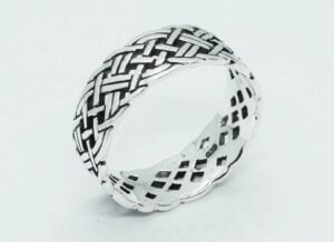 Silver Ring Celtic Band 8mm