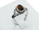 Silver Ring Fancy Tiger Eye
