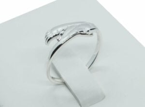 Silver Ring Love Hug