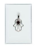 Silver Pendant Fatima Garnet