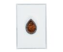 Silver Pendant Amber