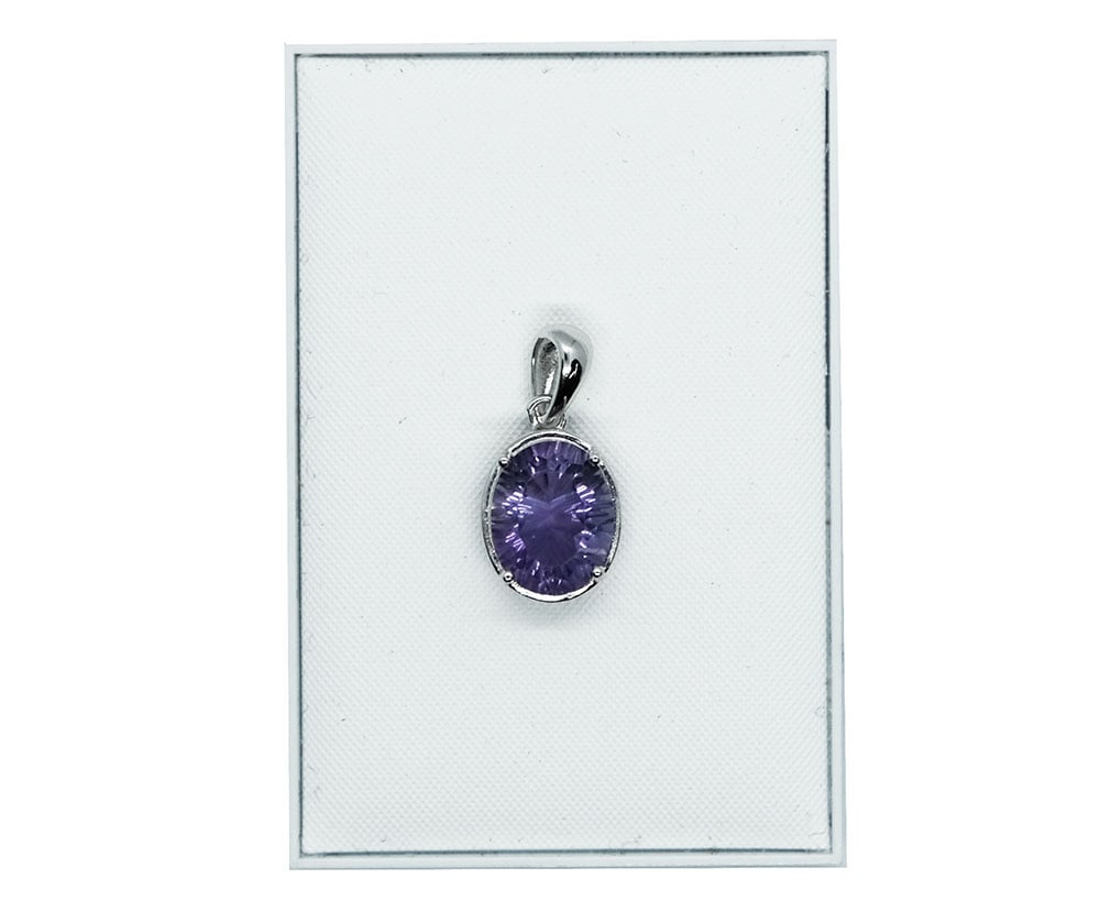 Silver Pendant Amethyst